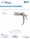 Product Sheet - Pederson Vaginal Speculum